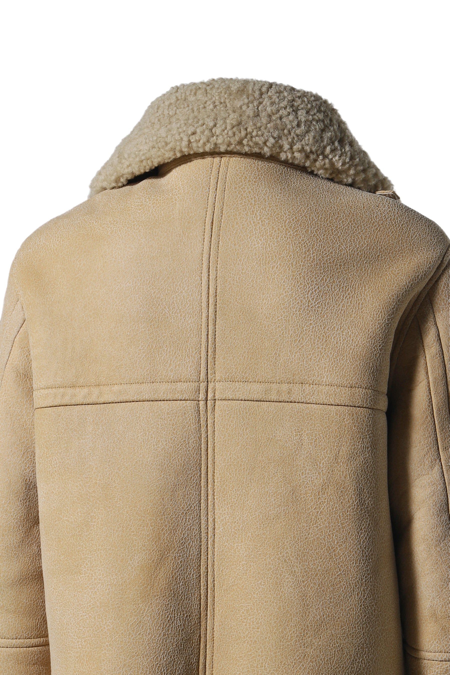 01 SHEARLING JACKET / CAMEL