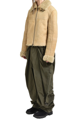 01 SHEARLING JACKET / CAMEL