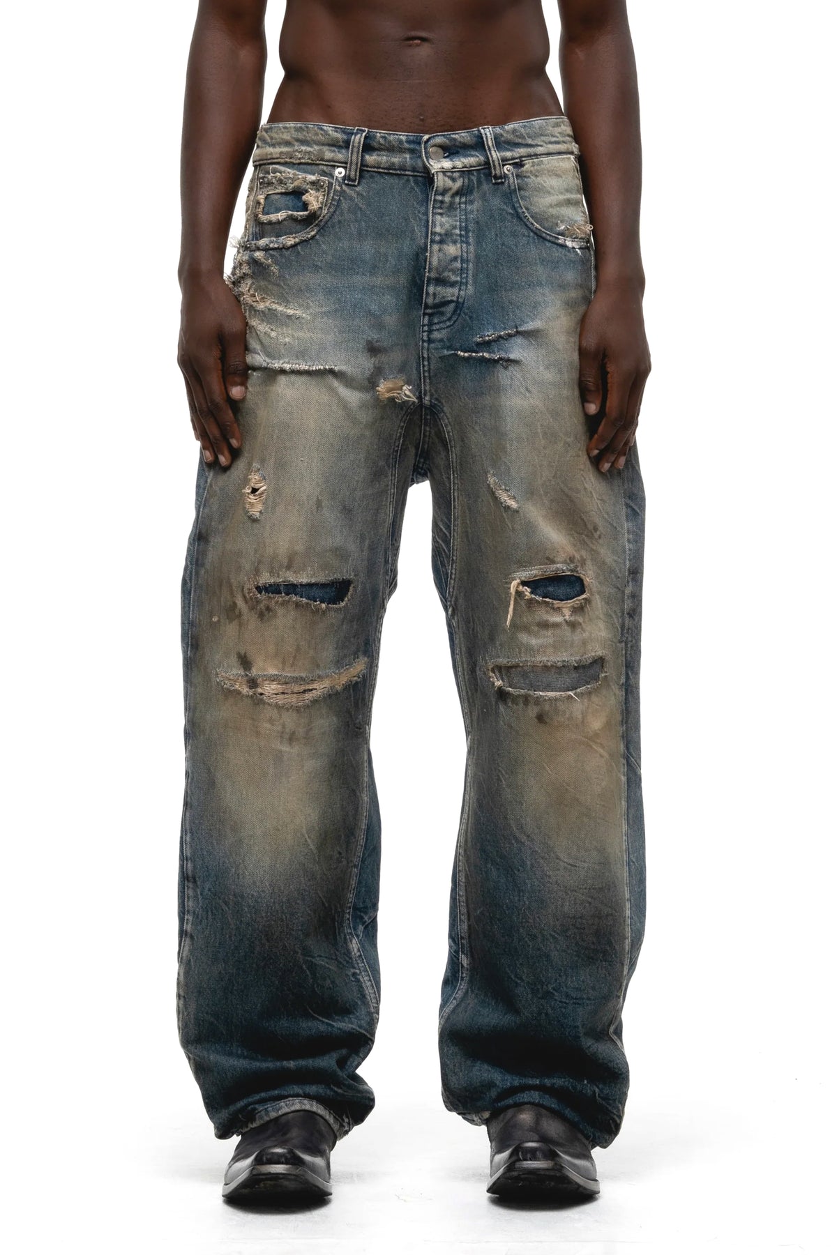 LOOSE FIT USED DENIM / USED DENIM