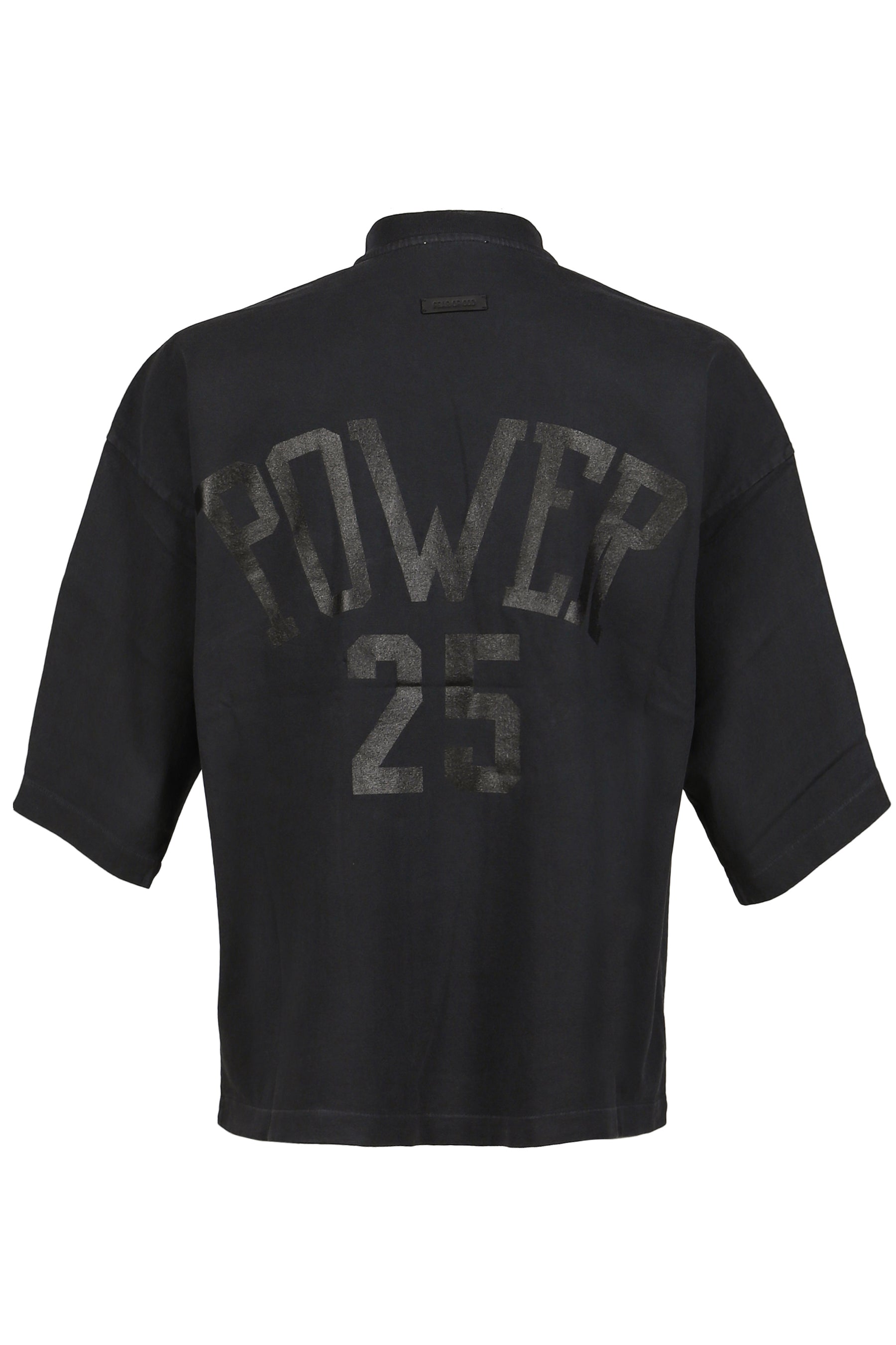 RELAXED "POWER 25" TEE / BLK