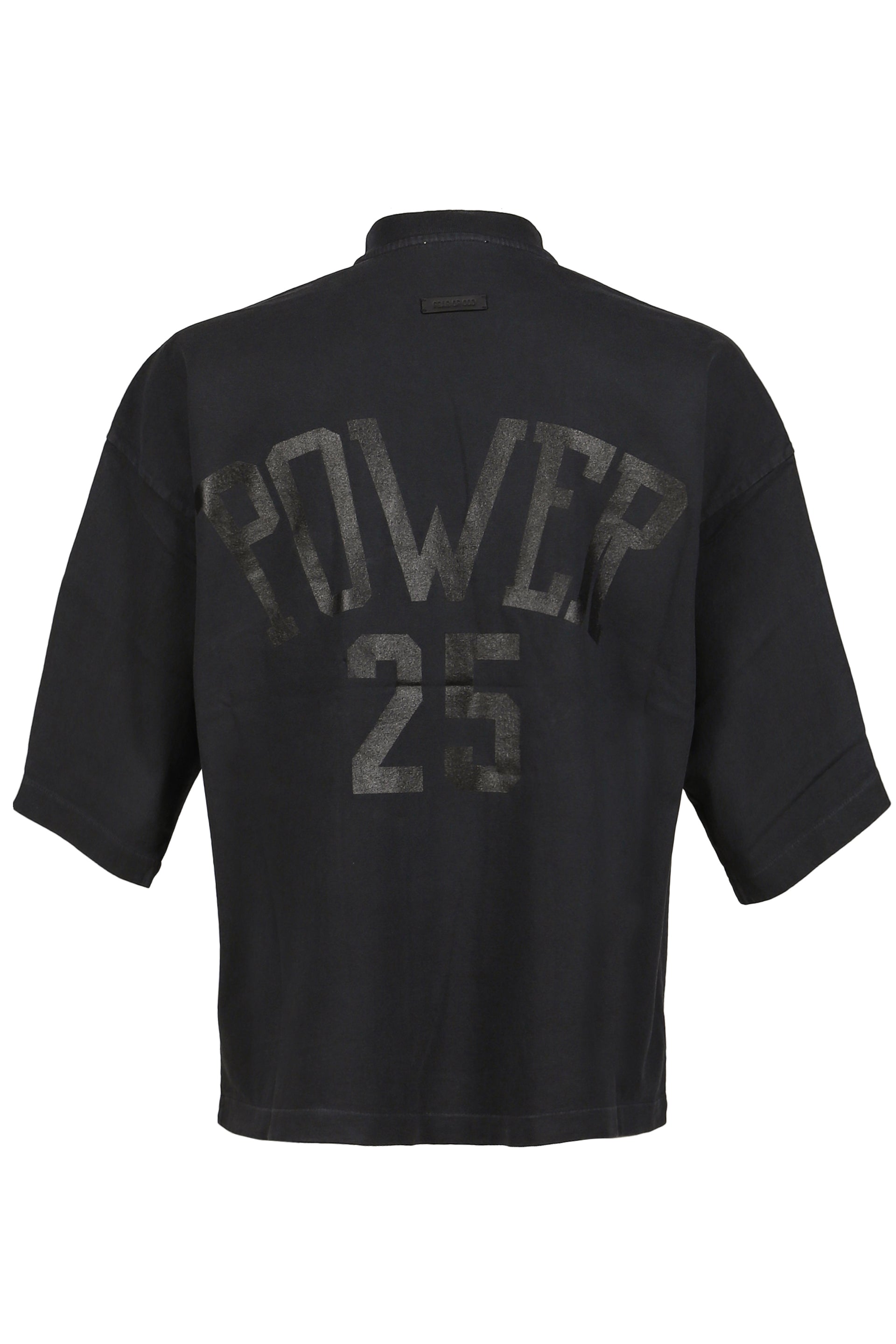 RELAXED "POWER 25" TEE / BLK