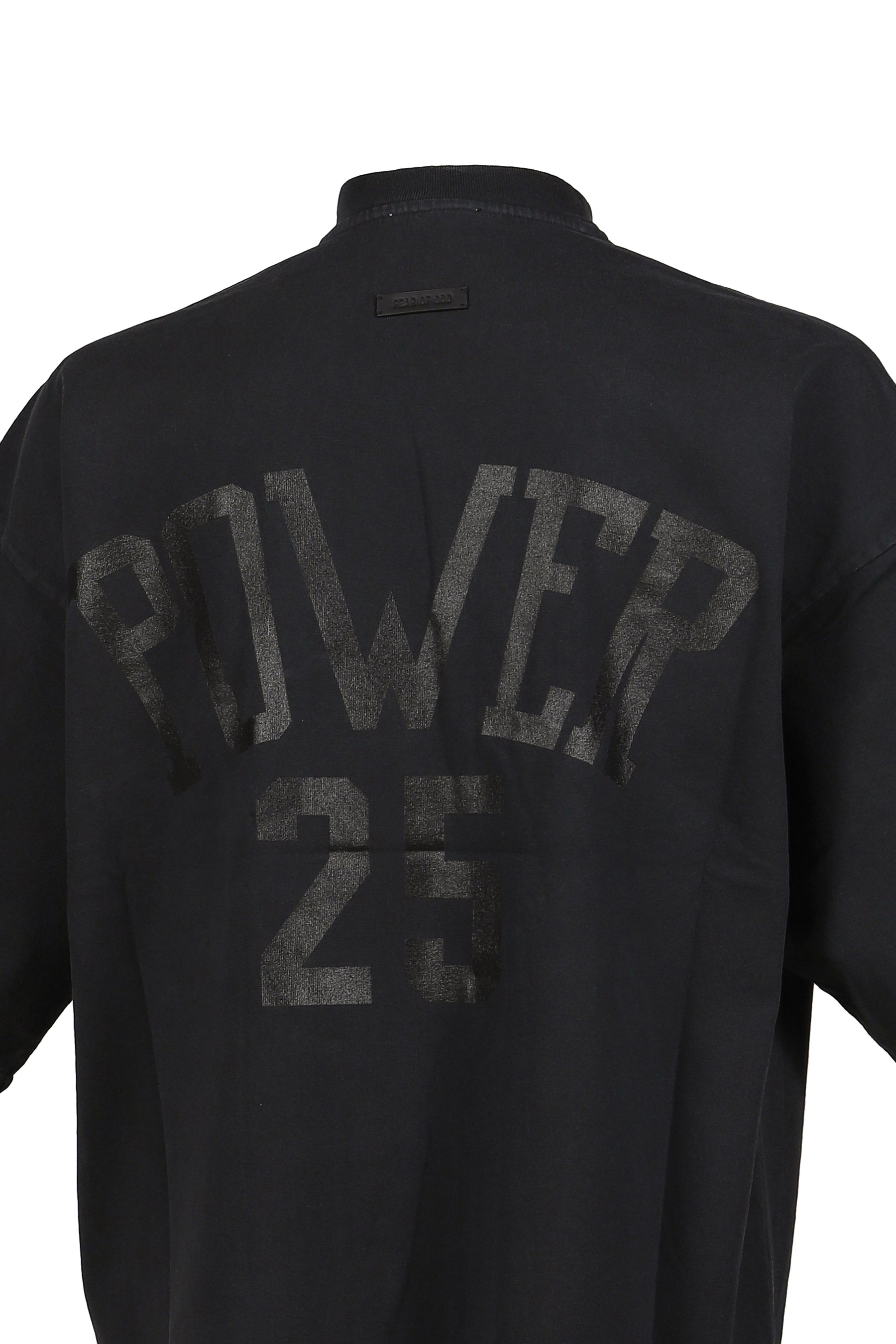 RELAXED "POWER 25" TEE / BLK