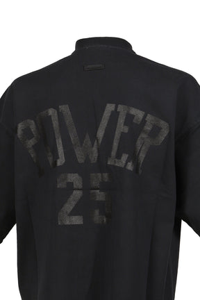 RELAXED "POWER 25" TEE / BLK
