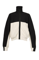 HIGHNECK ZIP UP SWEATSHIRT / OAT 