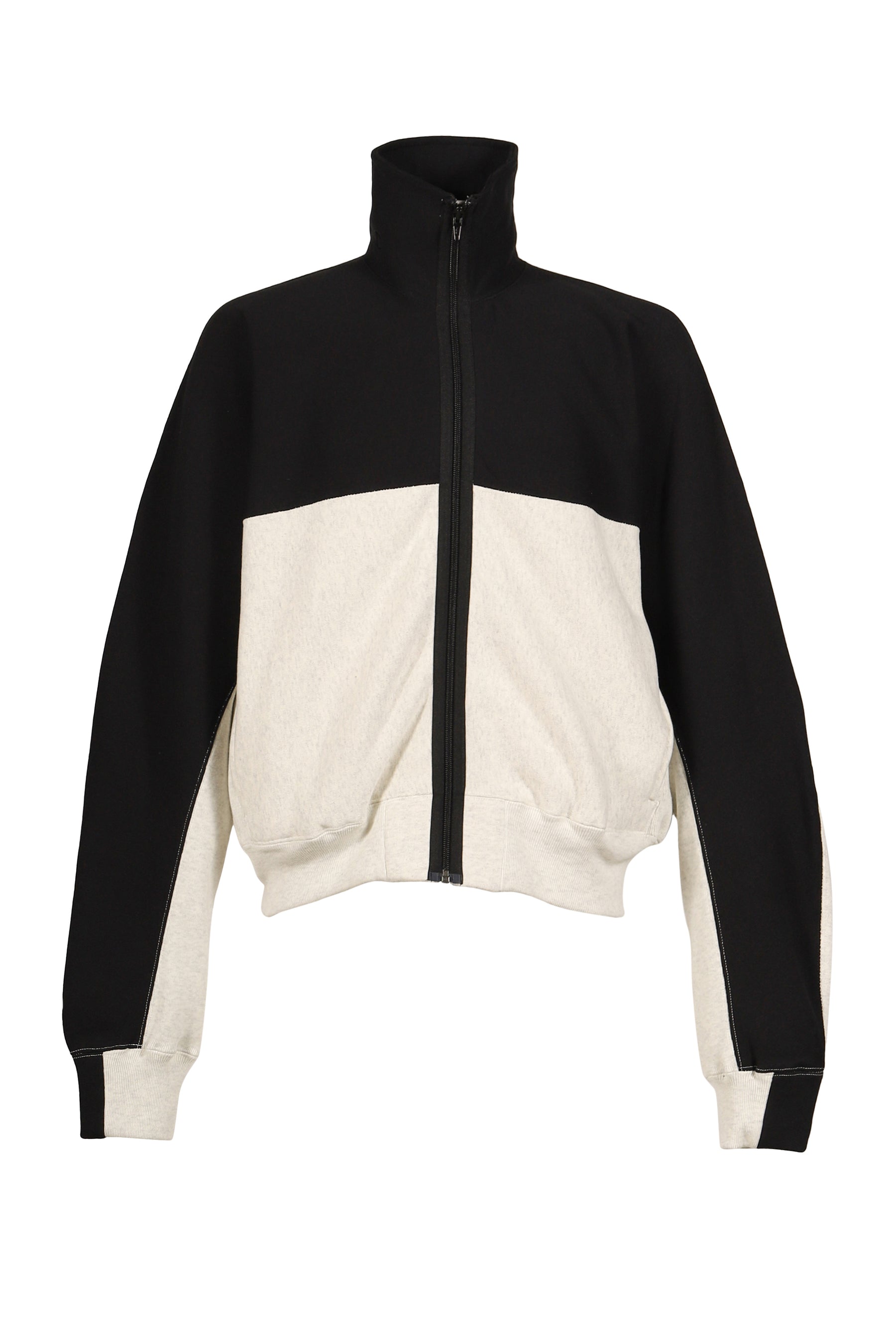 HIGHNECK ZIP UP SWEATSHIRT / OAT 
