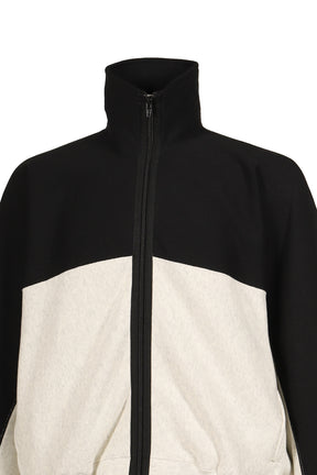 HIGHNECK ZIP UP SWEATSHIRT / OAT 