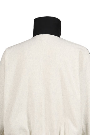 HIGHNECK ZIP UP SWEATSHIRT / OAT 