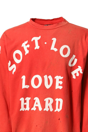 LS TEE/SOFT LOVE / RED
