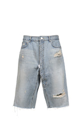 LONG ZIPPER SHORTS / BLU