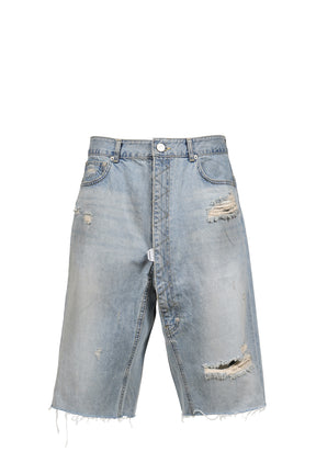 LONG ZIPPER SHORTS / BLU