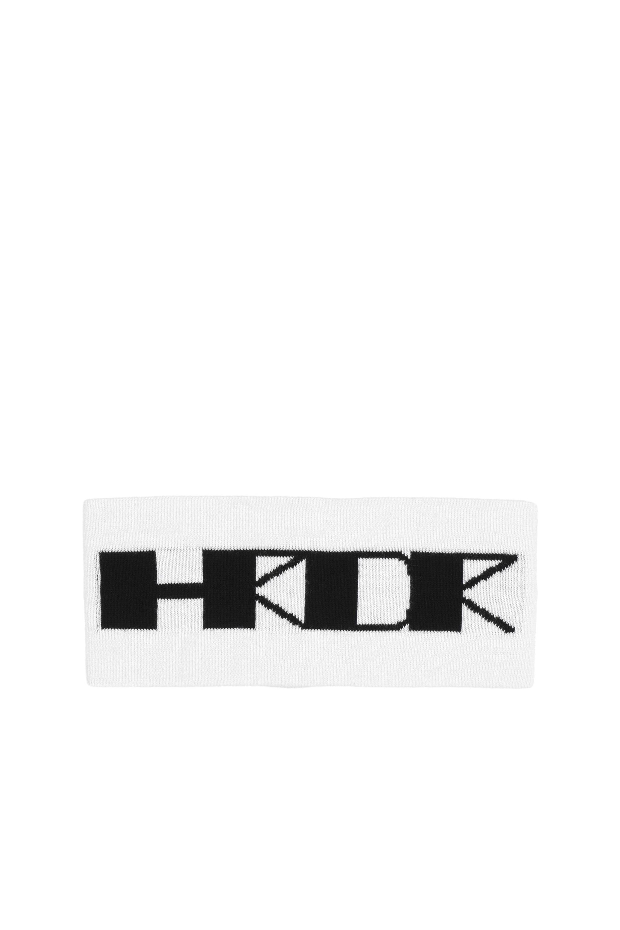 Rick Owens DRKSHDW FW23 HRDR HEADBAND / MILK BLK -NUBIAN