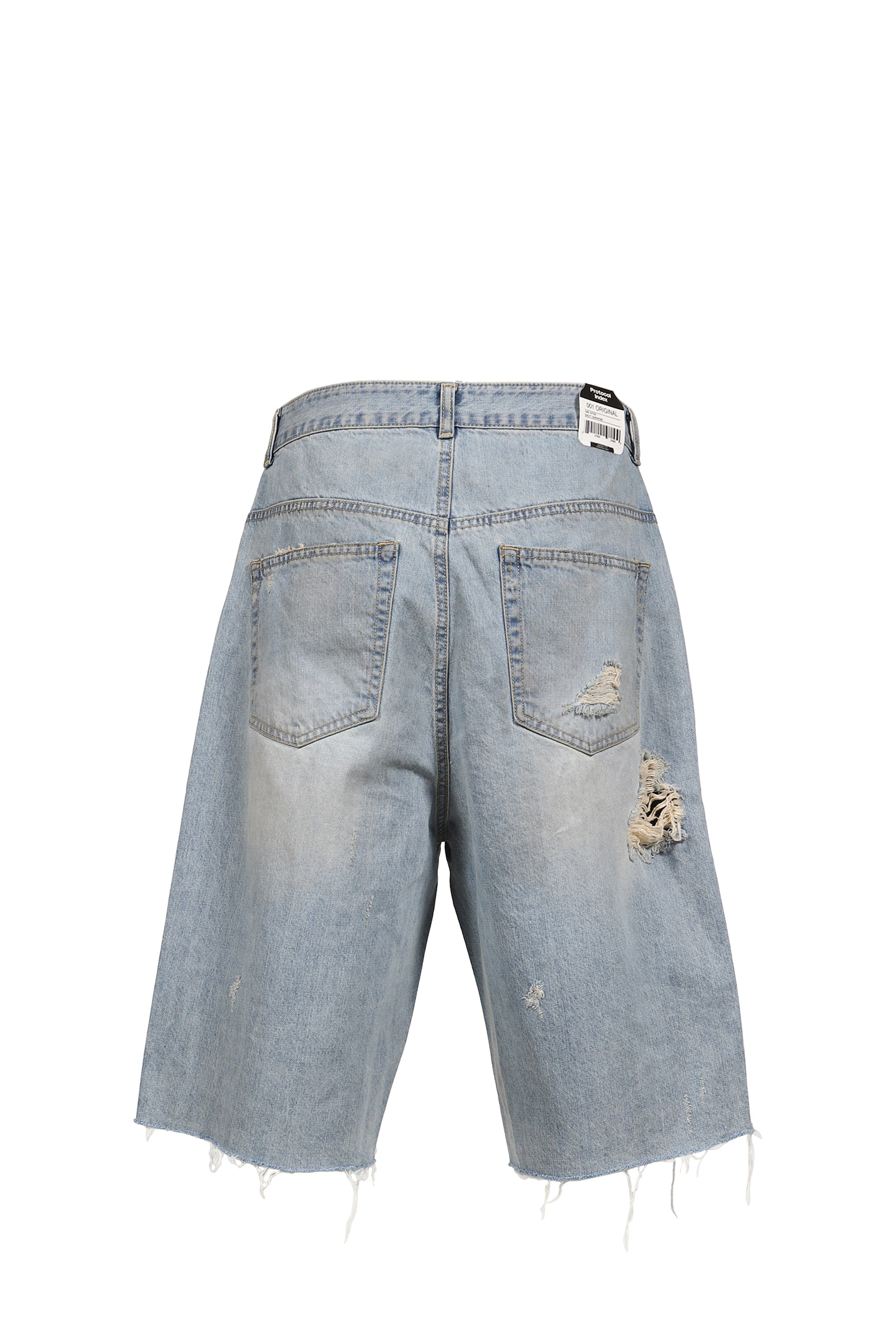 LONG ZIPPER SHORTS / BLU