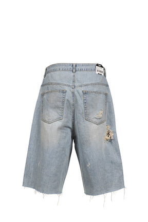 LONG ZIPPER SHORTS / BLU