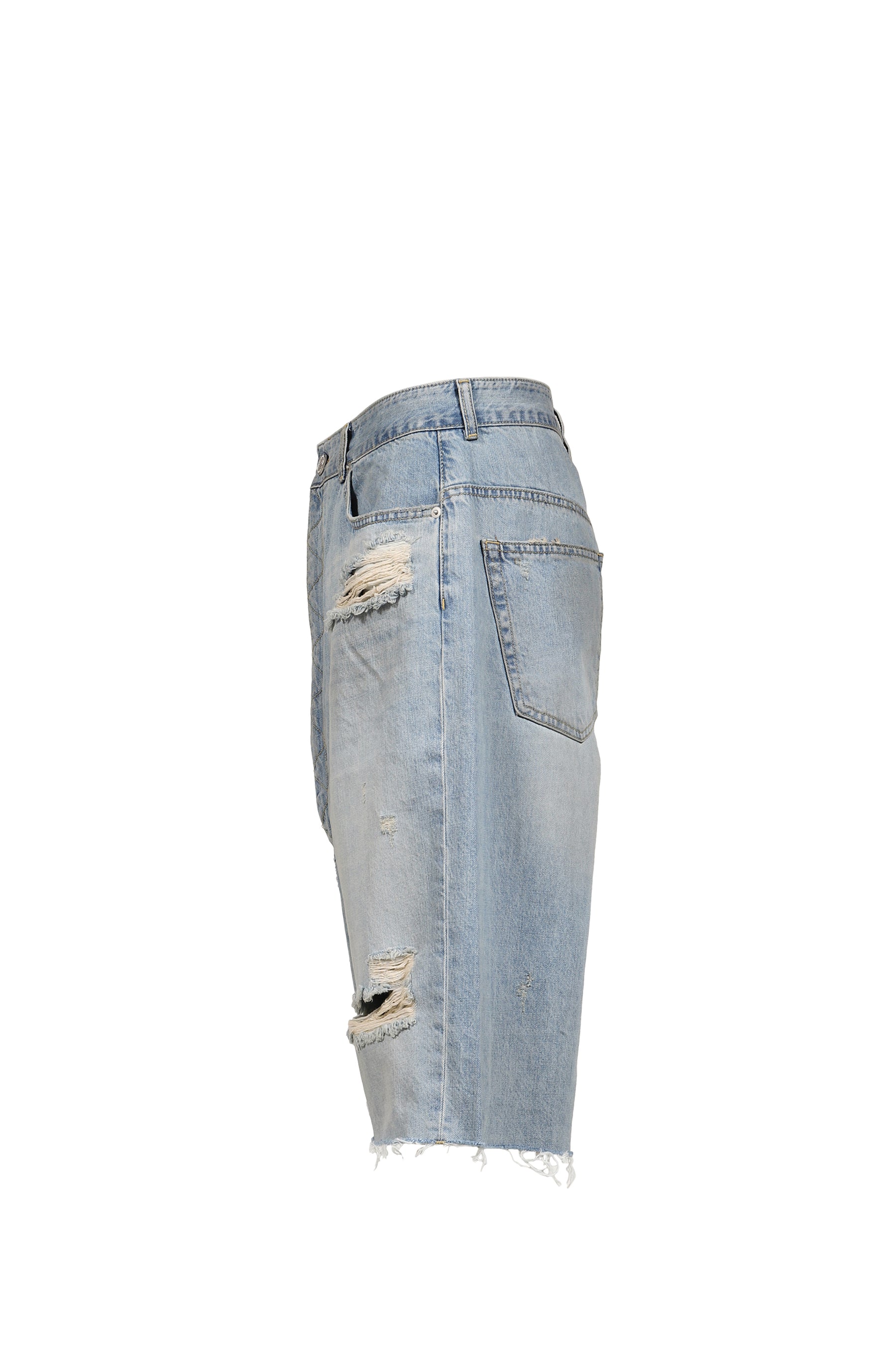 LONG ZIPPER SHORTS / BLU