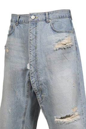 LONG ZIPPER SHORTS / BLU