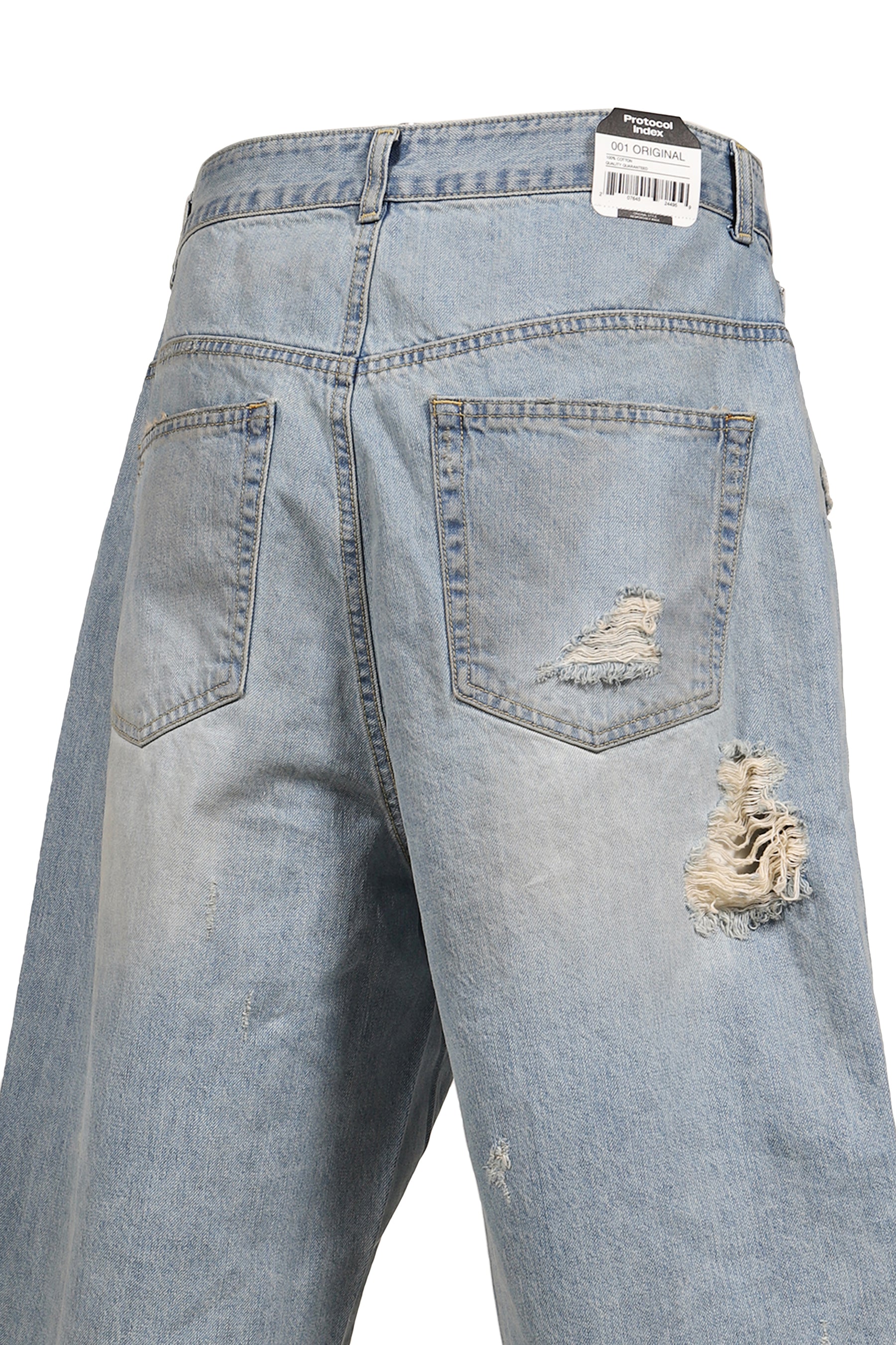 LONG ZIPPER SHORTS / BLU
