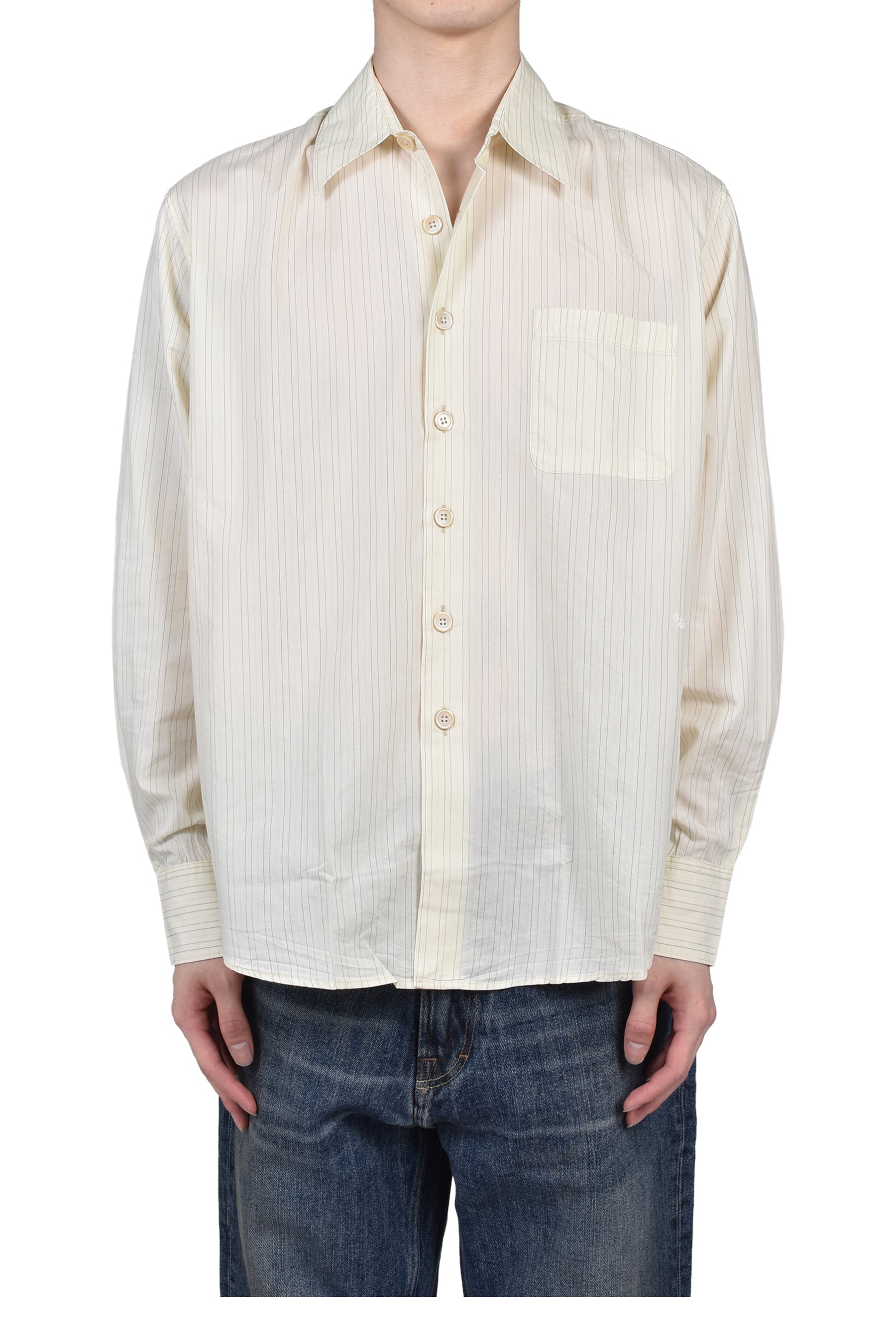 ABOVE SHIRT / FADED BONE WINDSTRIPE