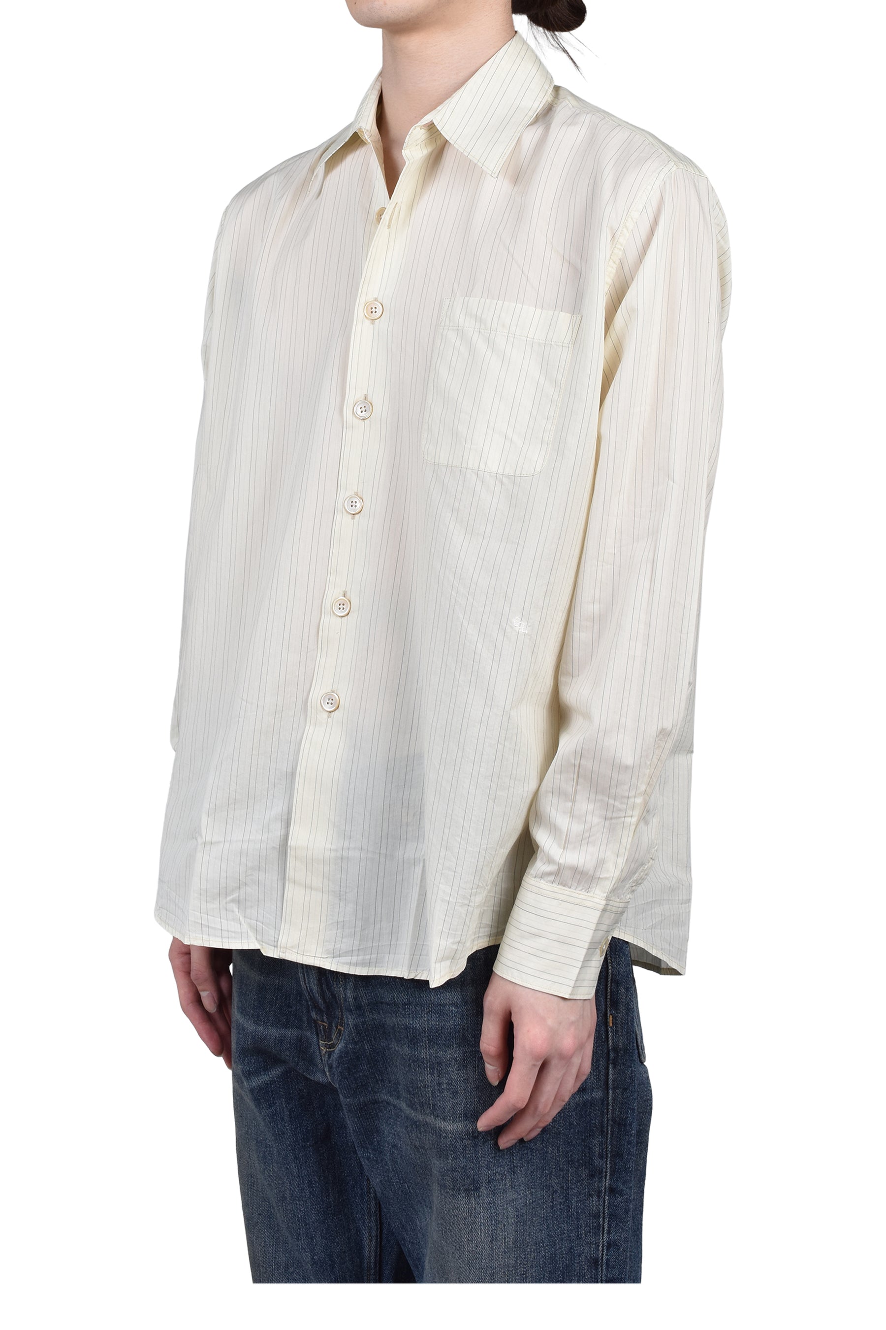 ABOVE SHIRT / FADED BONE WINDSTRIPE