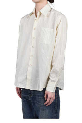 ABOVE SHIRT / FADED BONE WINDSTRIPE