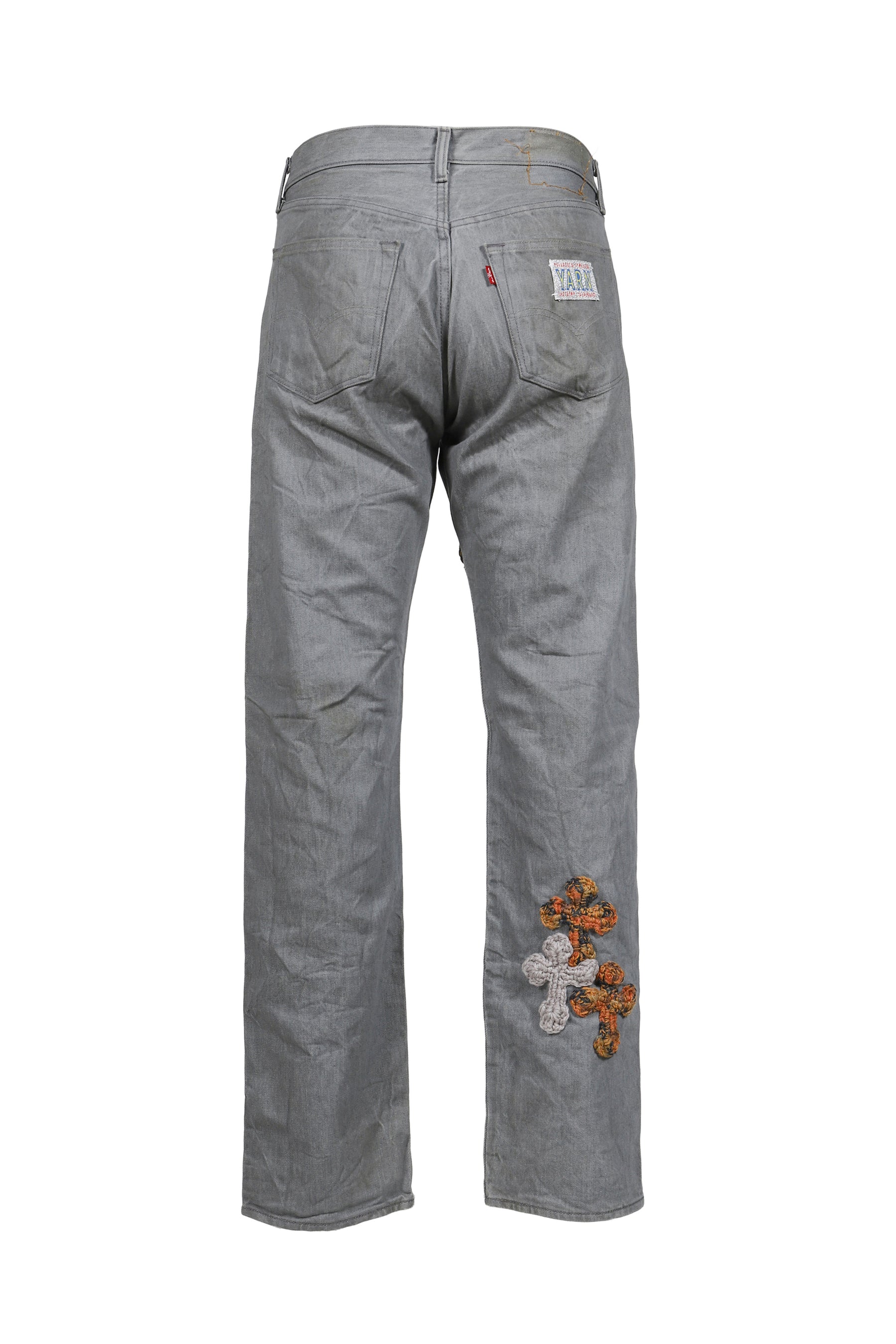 y.a.r.n デニム Y.A.R.N. ヤーン FW25 NUBIAN限定 3D CROSS DENIM / INDIGO - NUBIAN