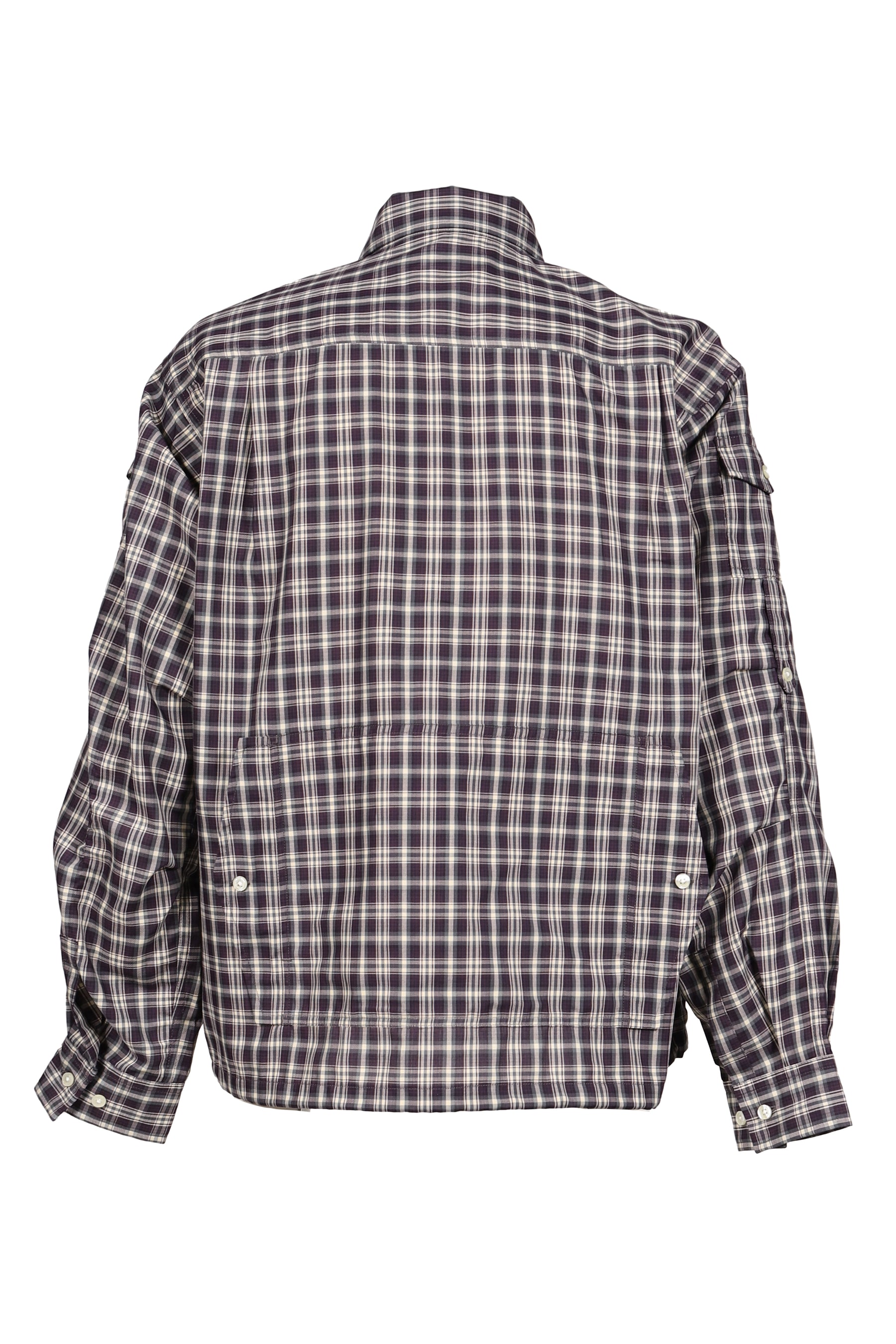 TECH ZIP ANGLER SHIRT L/S PLAIDS / PUR