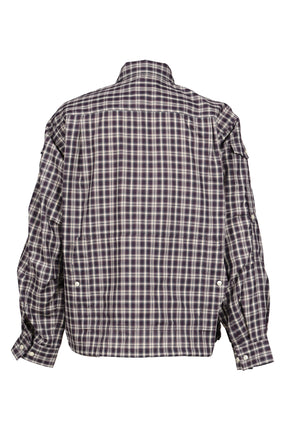 TECH ZIP ANGLER SHIRT L/S PLAIDS / PUR
