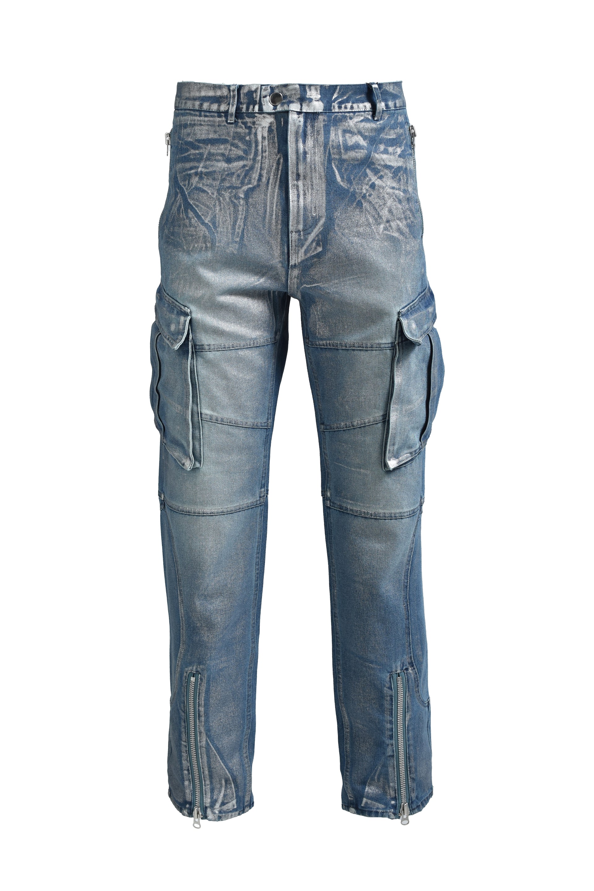 BREATH COATING RIDERS CARGO PANTS / ICE