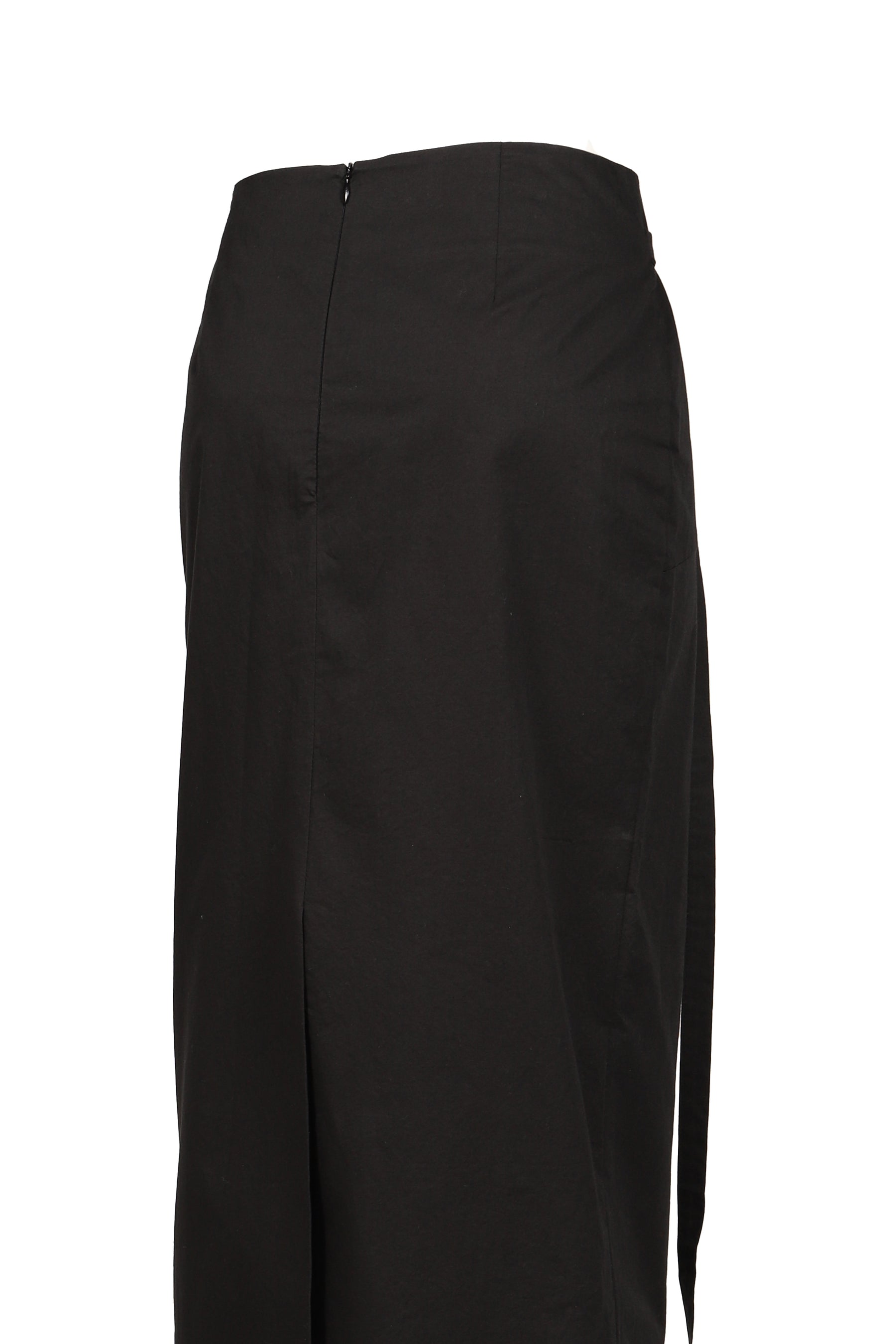 LAP OUT POCKET SKIRT / BLK
