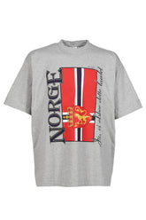 NORWAY TOURIST T-SHRIT / GRY MELANGE