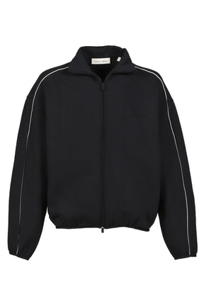 ESSENTIALS FW25 MODERN FIT FLEECE TRACK JACKET / JET BLK