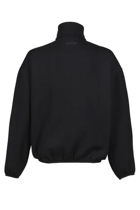MODERN FIT FLEECE TRACK JACKET / JET BLK/CLOUD WHT 