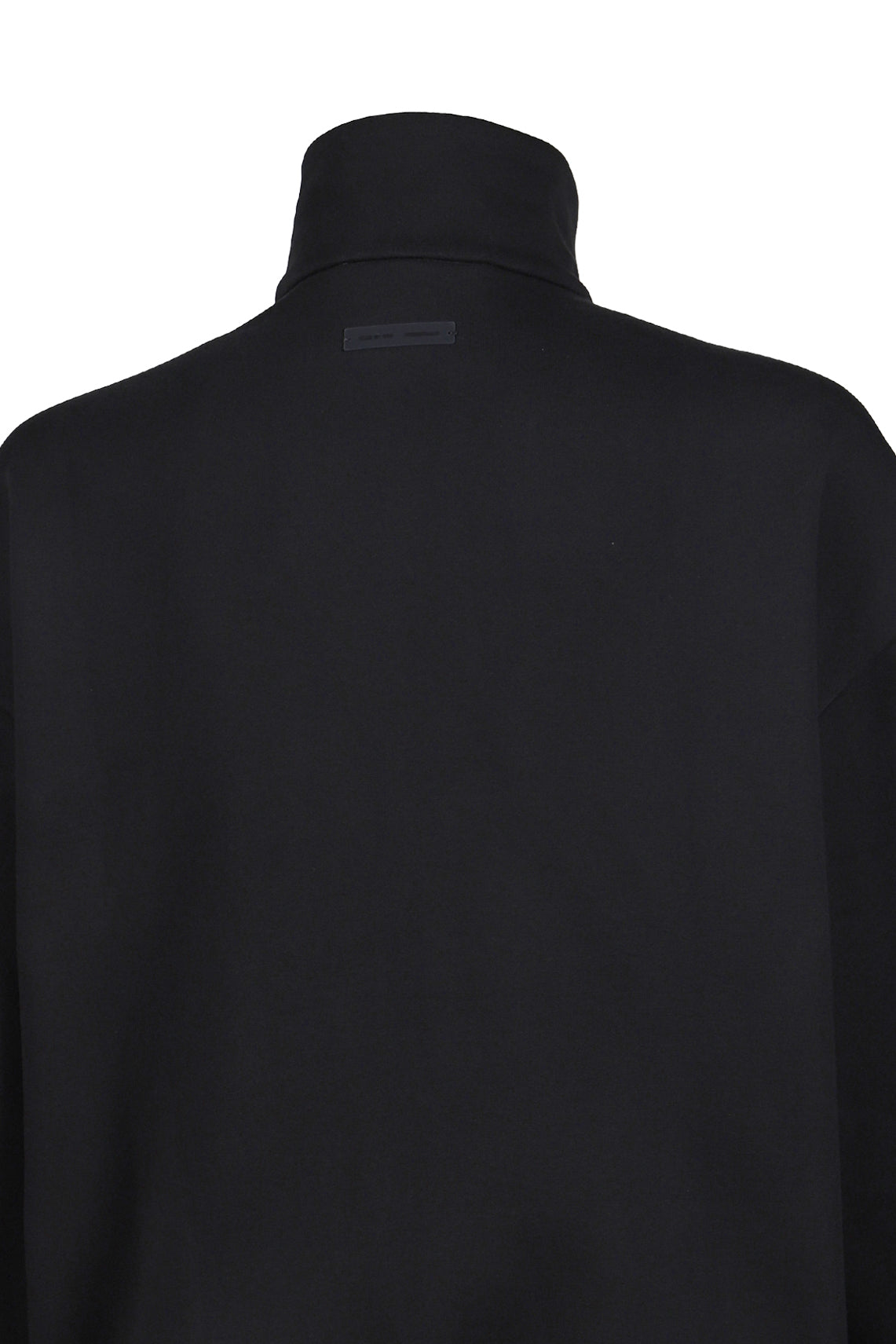 ESSENTIALS FW25 MODERN FIT FLEECE TRACK JACKET / JET BLK