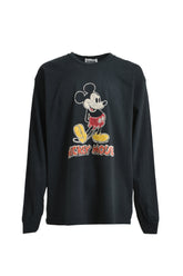 MICKEY MOUSE LS  / BLK AGEING