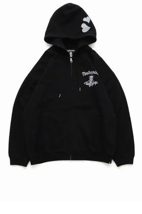 ZIP-UP HOODIE REGULAR FIT / MONOCHROME