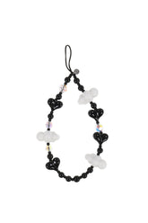 LUX KAWAII OBSIDIAN WRISTLET PHONE STRAP / BLK