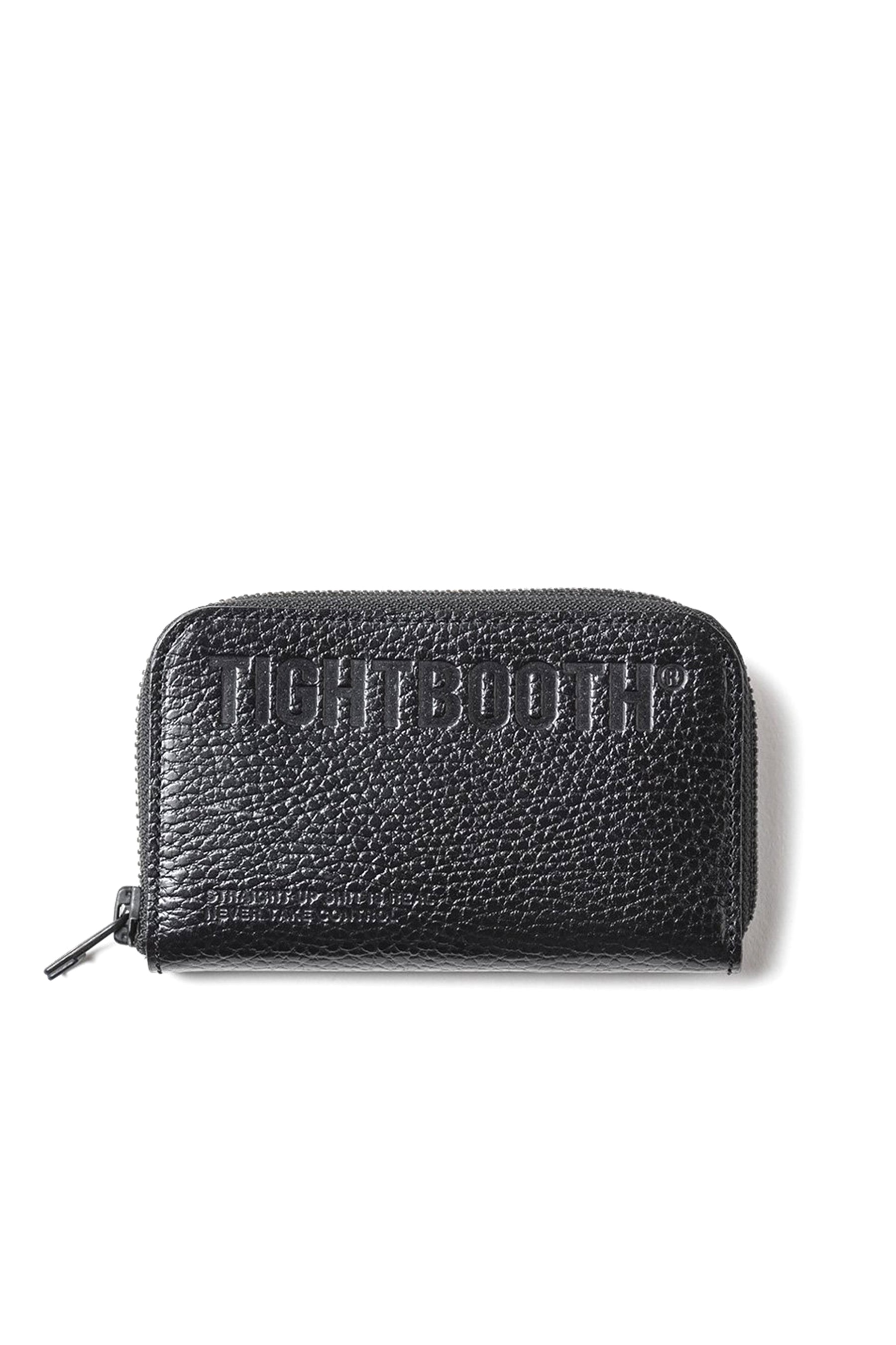 TIGHTBOOTH タイトブース FW23 LEATHER ZIP AROUND WALLET / BLK -NUBIAN