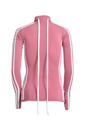 YORI SPORT ヨリスポーツ SS25 YSWW 5STRIPE DNA DRESS / PNK - NUBIAN YORI SPORT ヨリスポーツ SS25 YSWW 5STRIPE DNA DRESS / PNK - NUBIAN