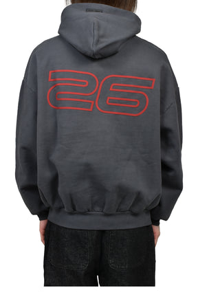 90S HOODIE / IRON GRY