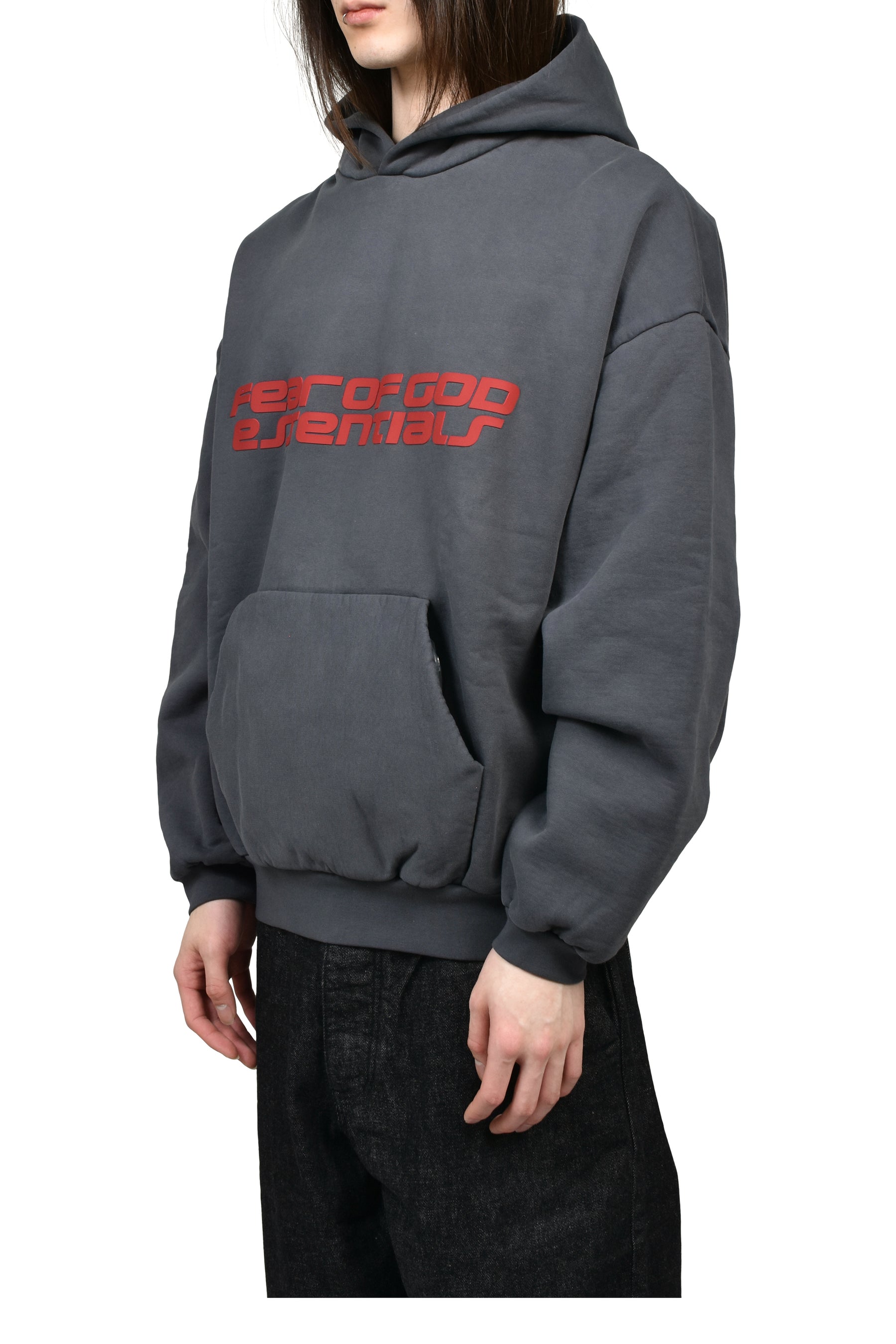 90S HOODIE / IRON GRY