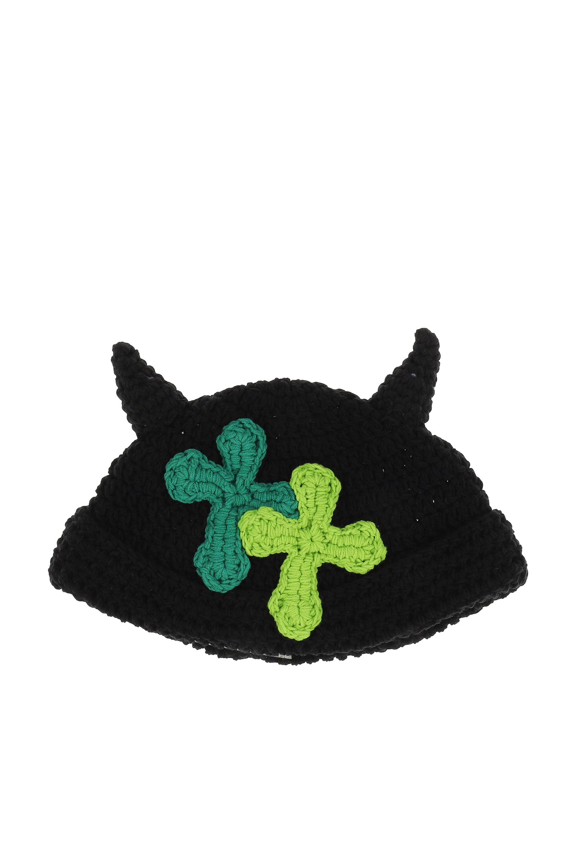 3D CROSS KNIT EARBEANIE / MULTI