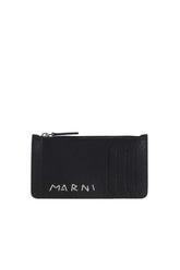 ZIPPED CARD CASE / BLK