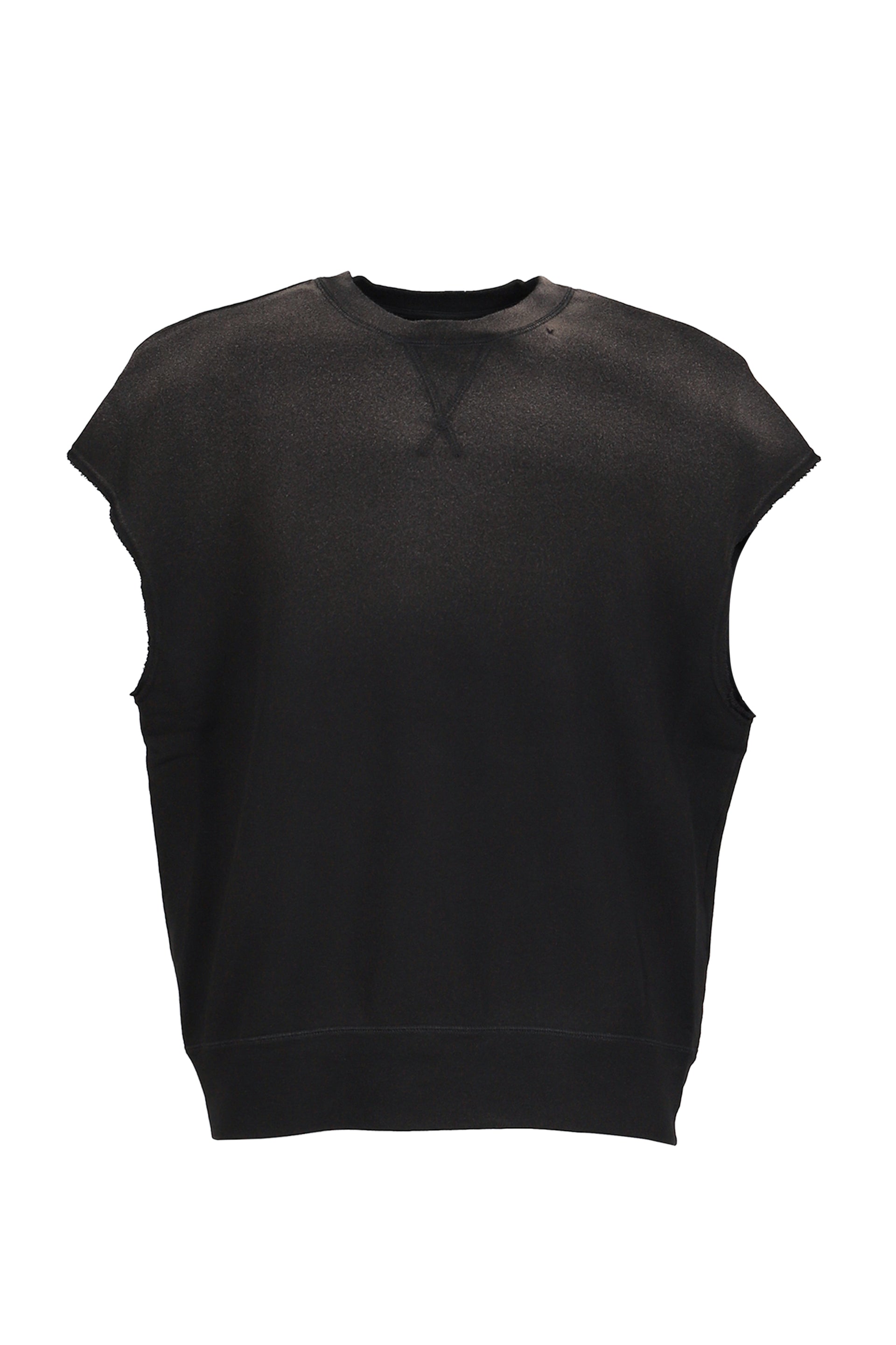 H/W OHARIKO GRAFFITI PEACE OTTON KATSU VEST / BLK