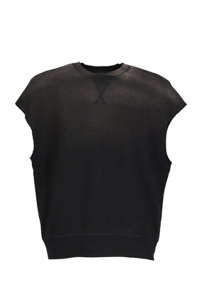 H/W OHARIKO GRAFFITI PEACE OTTON KATSU VEST / BLK