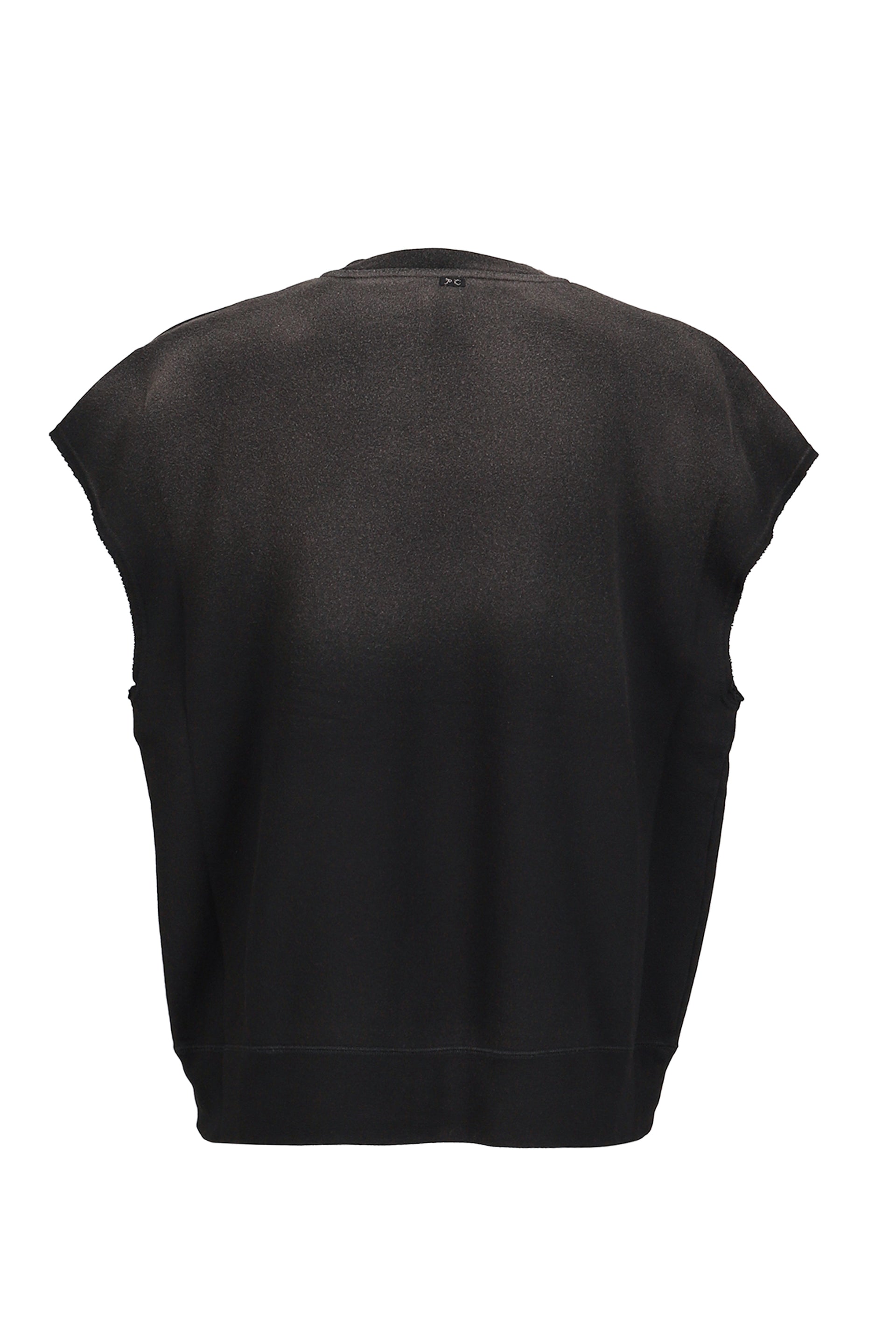 H/W OHARIKO GRAFFITI PEACE OTTON KATSU VEST / BLK