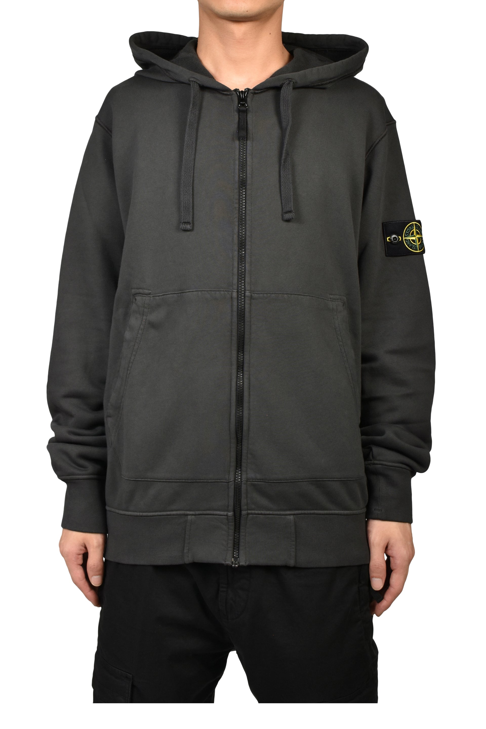 HOODIE SWEATER / LEAD GREY