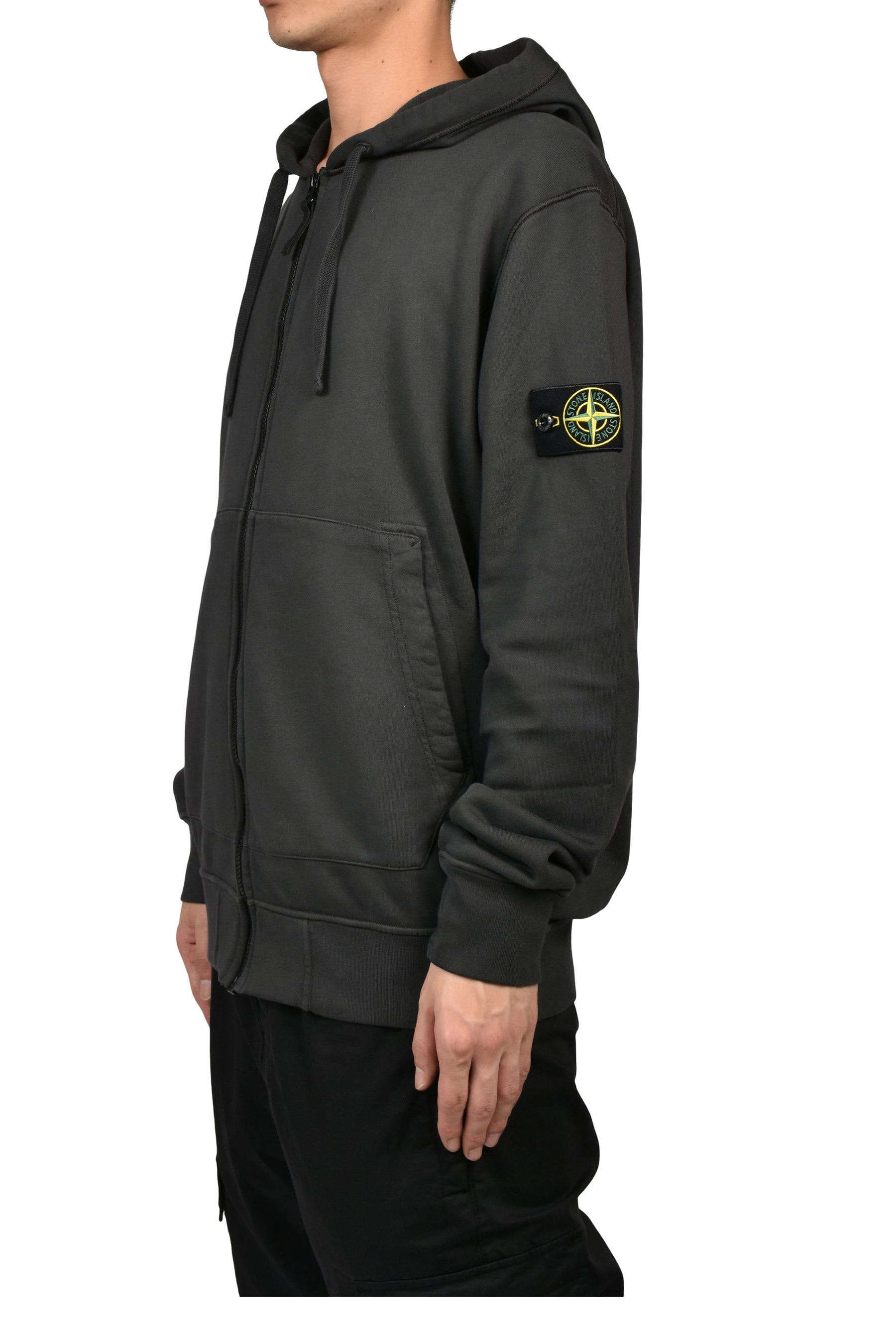 HOODIE SWEATER / LEAD GREY