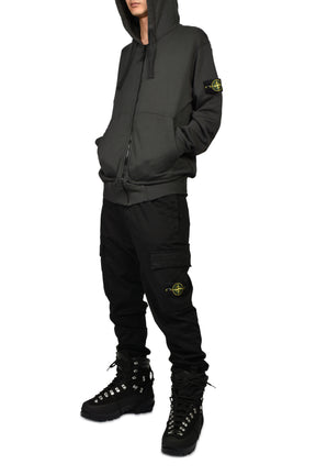 HOODIE SWEATER / LEAD GREY