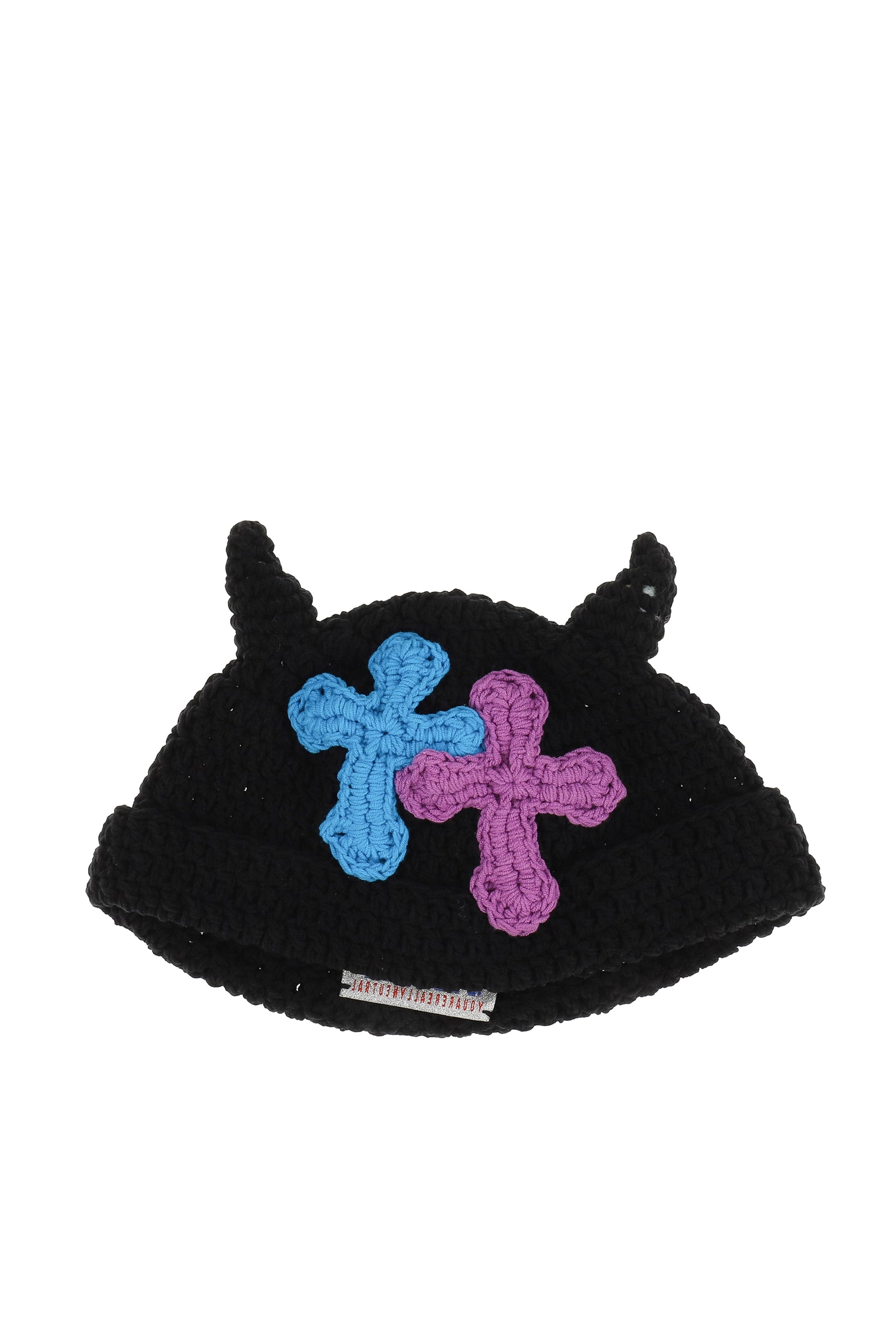 3D CROSS KNIT EARBEANIE / MULTI