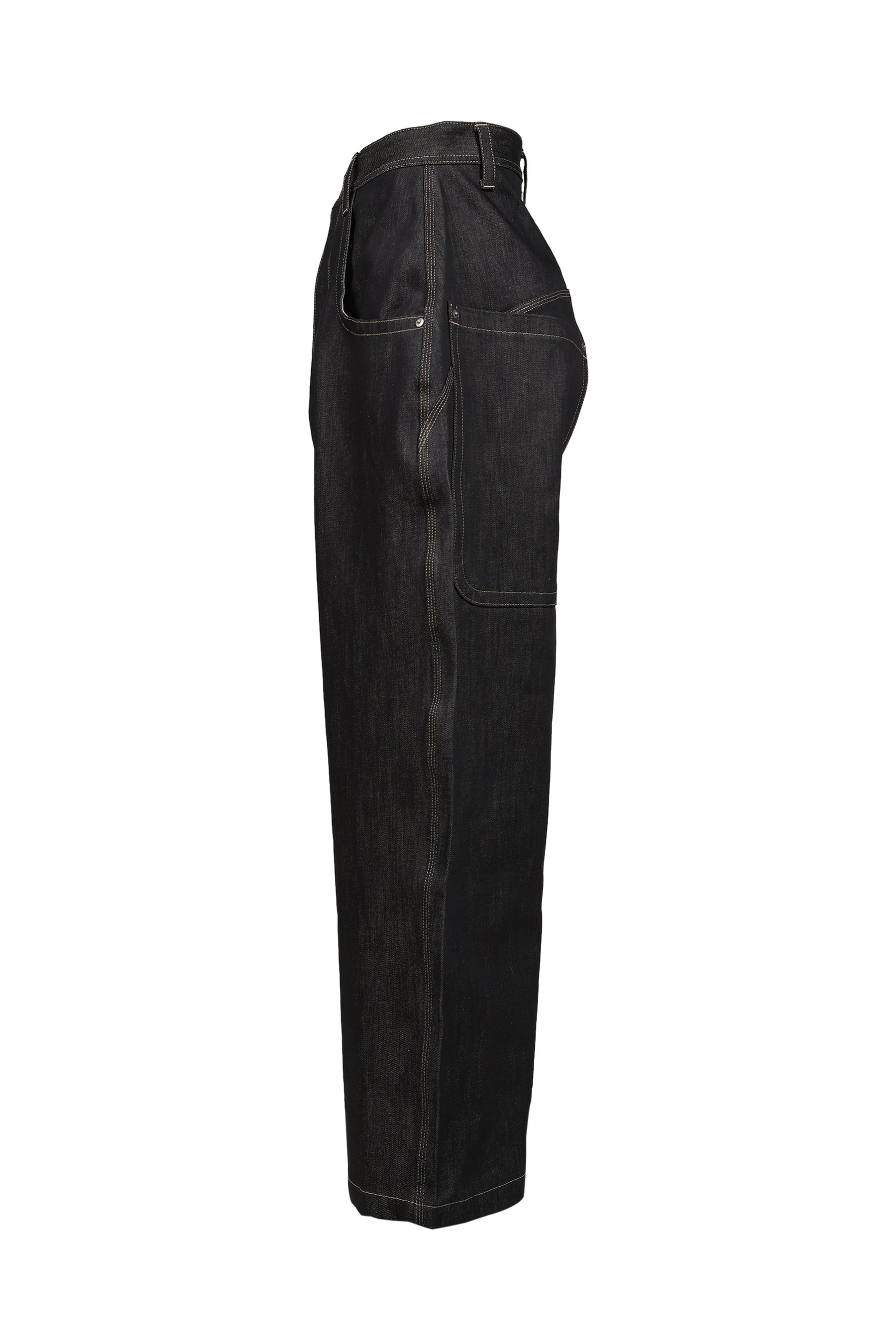 RETRO BAGGY DENIM PANTS / IND BLU