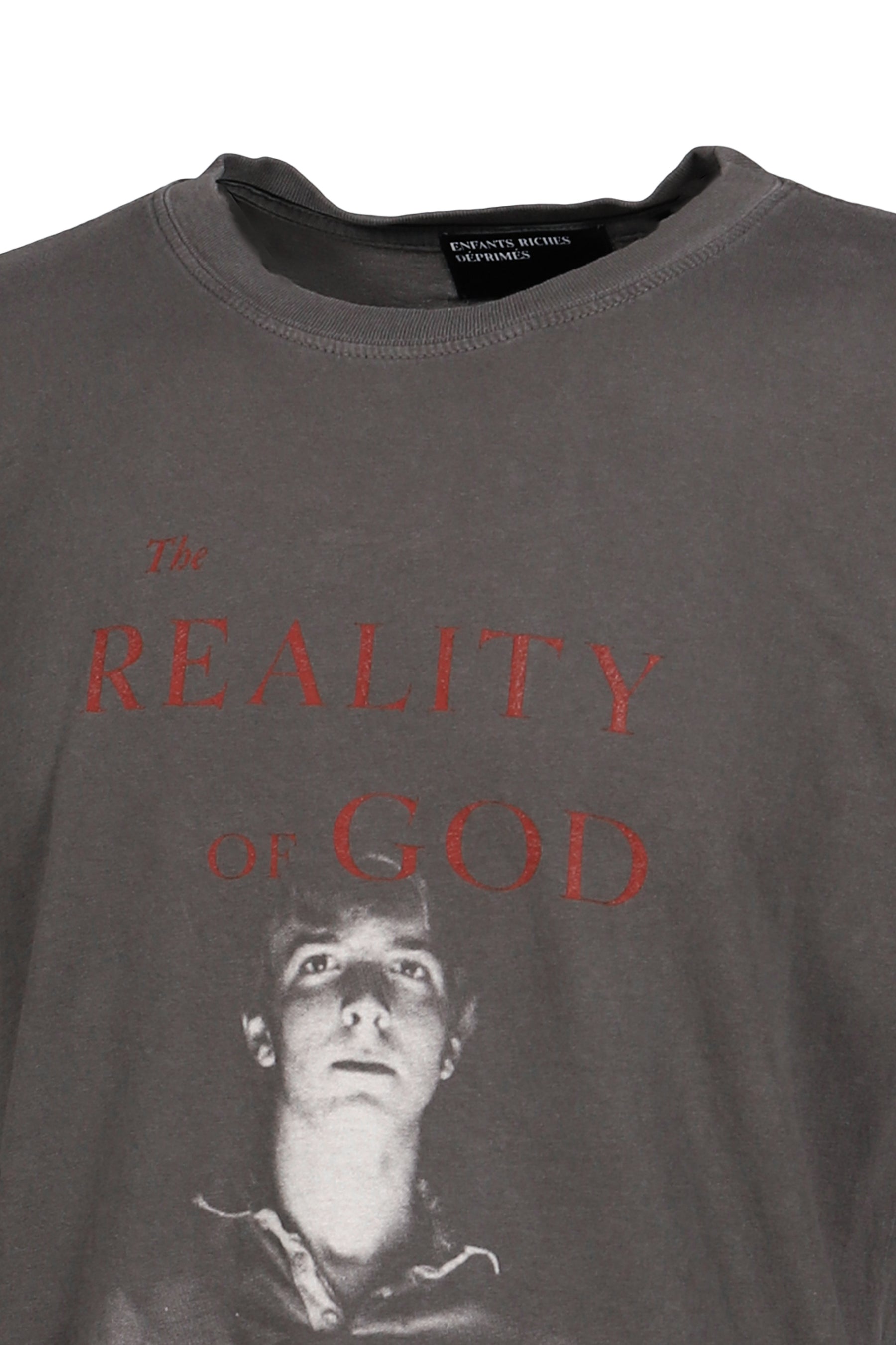 THE REALITY OF OF GOD LS T-SHIRT / WASHED BLK